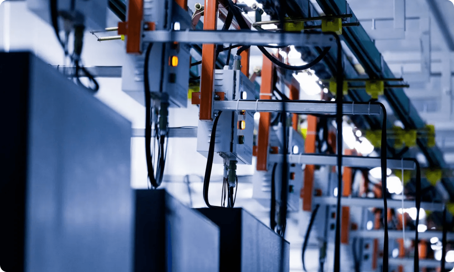 Electronic equipment production line