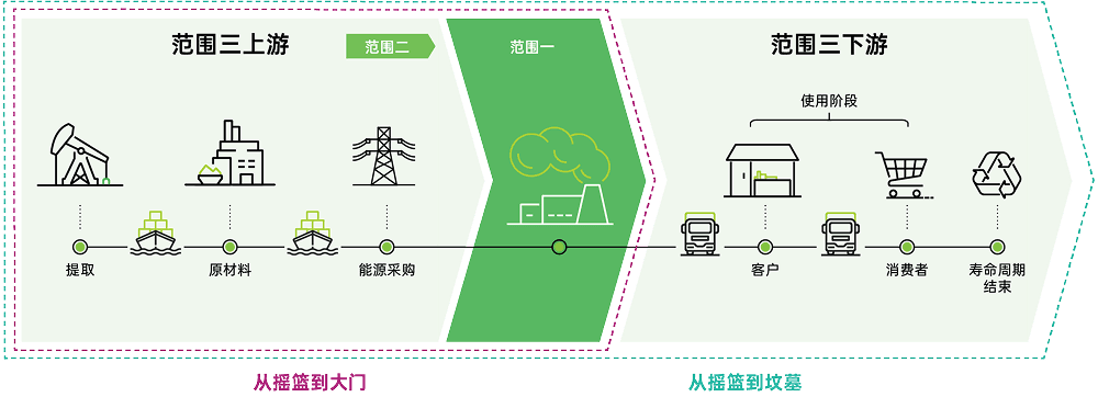 TfS关注的范围三的类别1采购产品和服务